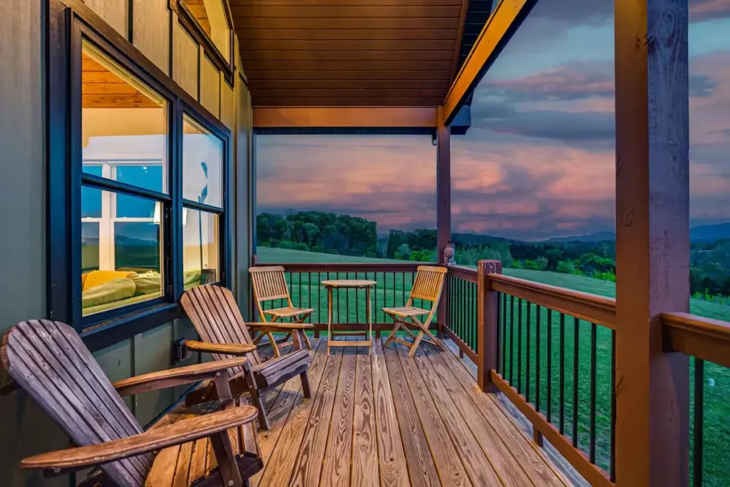 Deck at Hunter's Haven